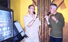 Karaoke singing with Vimal