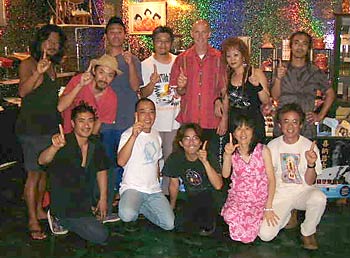 Kampai in Okinawa with Upanishad’s ‘Champloose’ band and friends